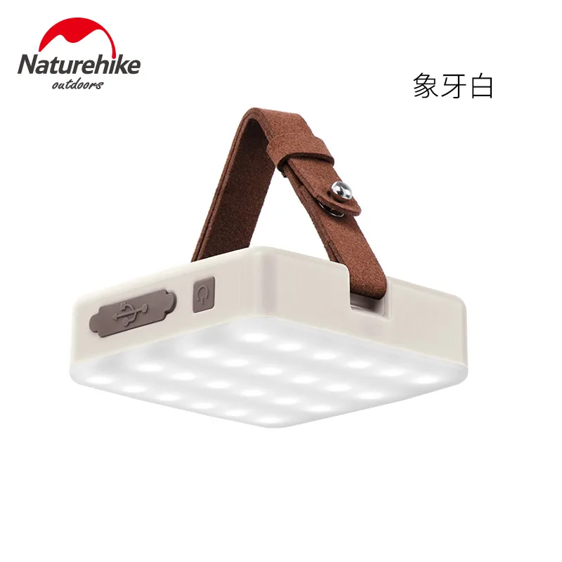 White Naturehike ультра яркая походная Палатка лампа Портативный функциональный фонарь светодиодный перезаряжаемый уличный ручной фонарь супер яркий 7-180 часов - Цвет: White