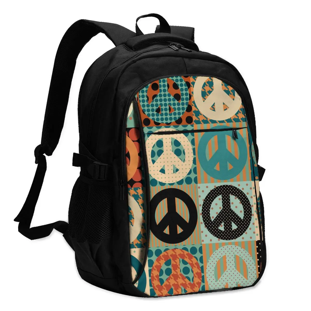 

2021 хит! Модный винтажный рюкзак для мужчин и женщин, дорожный ранец с изображением тихоокеанских символов, сумка для школы и отдыха, деловая ...