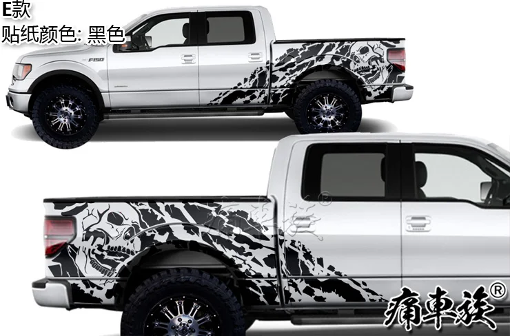 

Car Sticker FOR Ford Raptor F150 Rear Tail Box Personalized Custom Decoration Modified Pull Flower Decal F-150