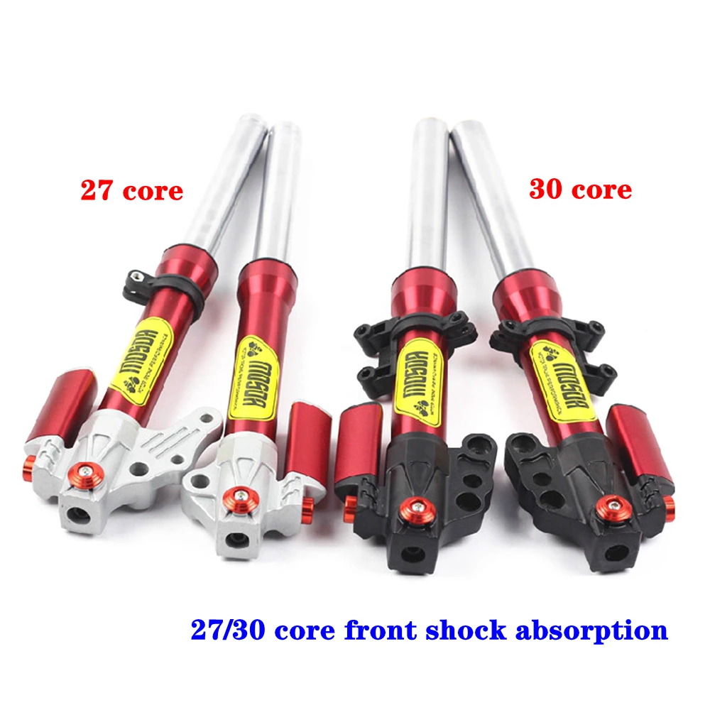 Motorcycle Disc brakes Modified Front shock Absorber 27/30 core 360MM 400MM Universal For Honda Yamaha Scooter BWS RSZ JOG GTR