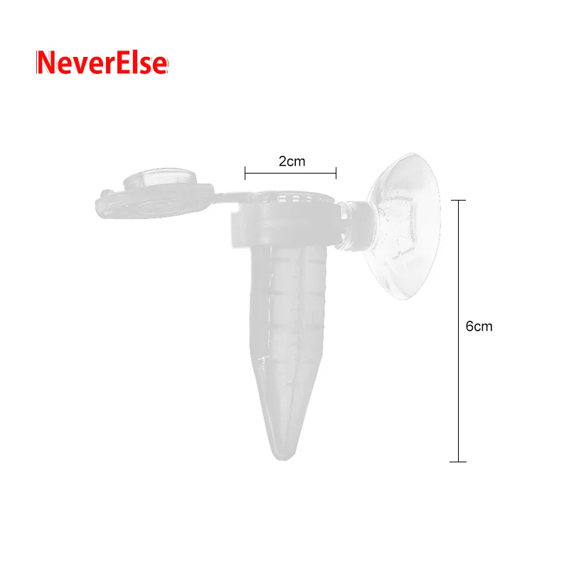 

2pcs/5pcs Automatic Small Fish Feeder Aquarium Red Worm Funnel Cup Fish Food Transparent Feeding Tool Sucker Fish Tank Accessory
