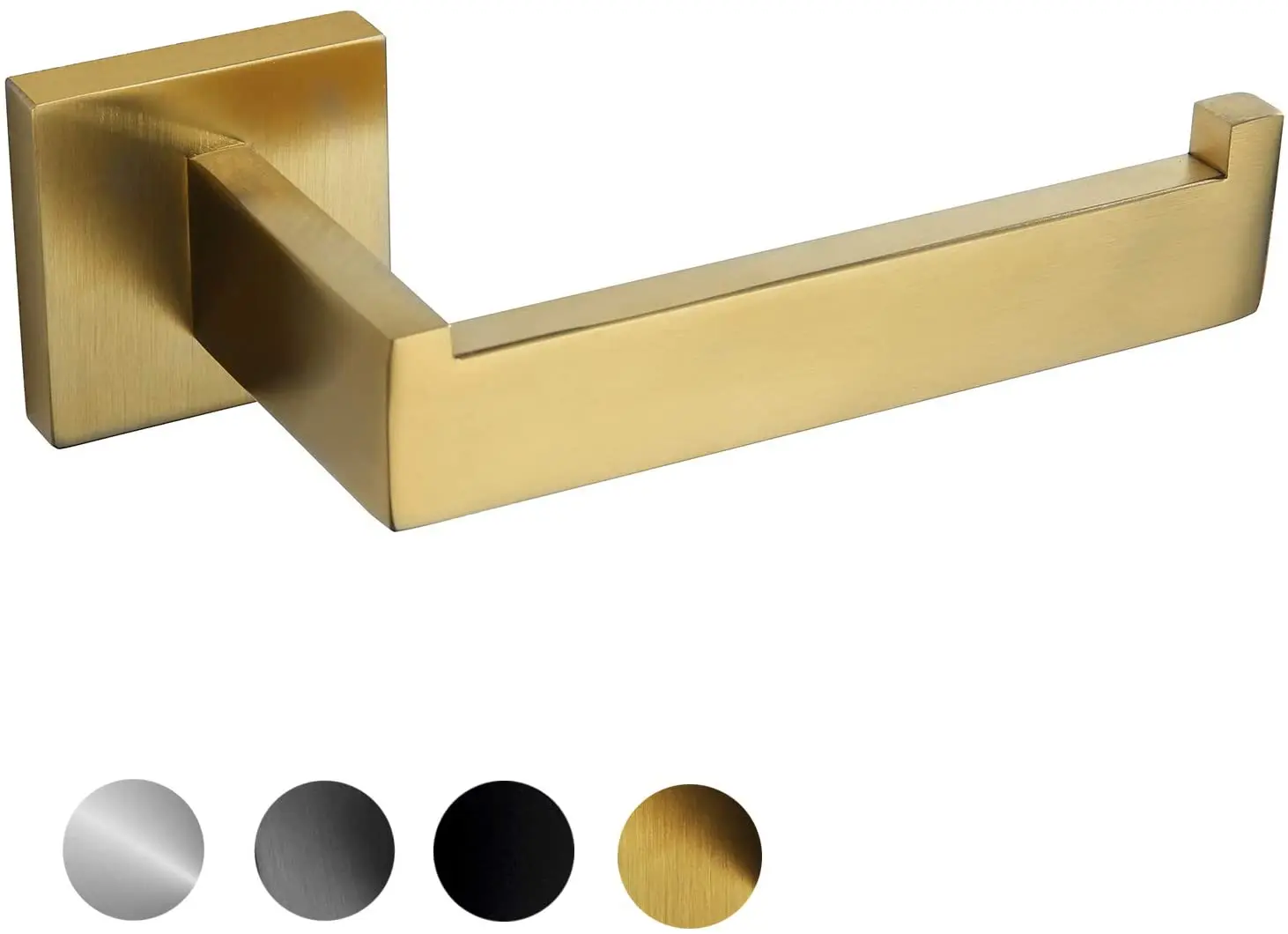 

Bathroom Toilet Paper Rack Stainless Steel Wall-mounted Paper Towel Roll Hook Brushed Gold Chrome Brush or Black