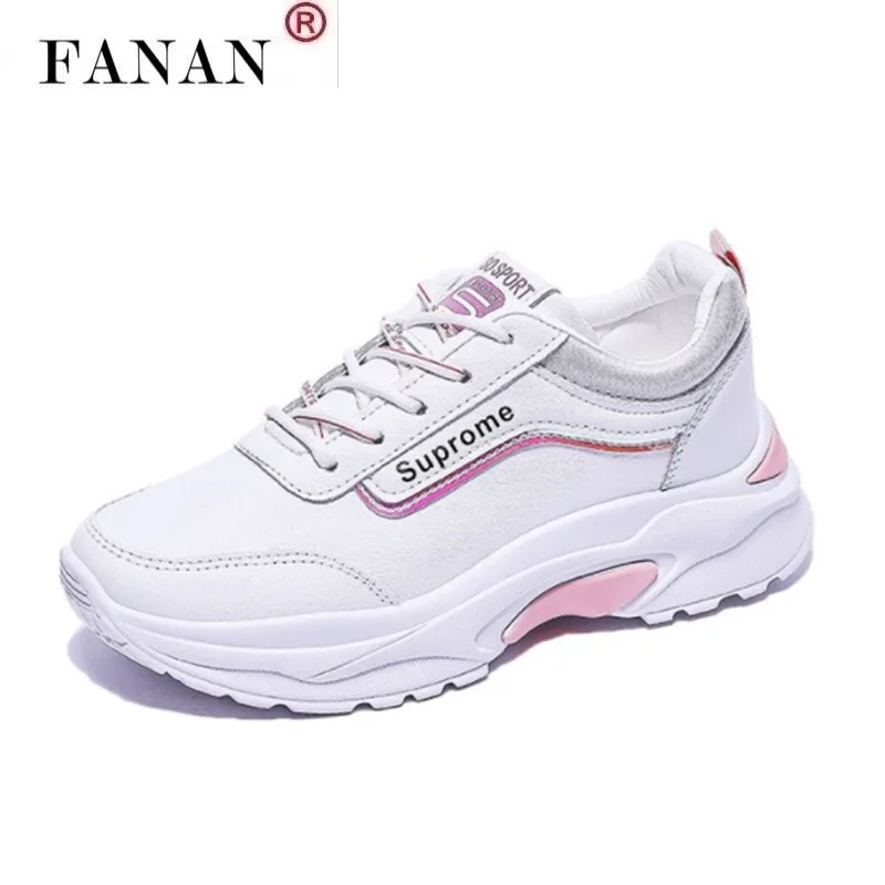 

2021 Spring New Women's Sneakers Fashion Comfortable Platform Vulcanized Shoes Outdoor Lace Up Casual Dad Shoes Zapatos Mujer