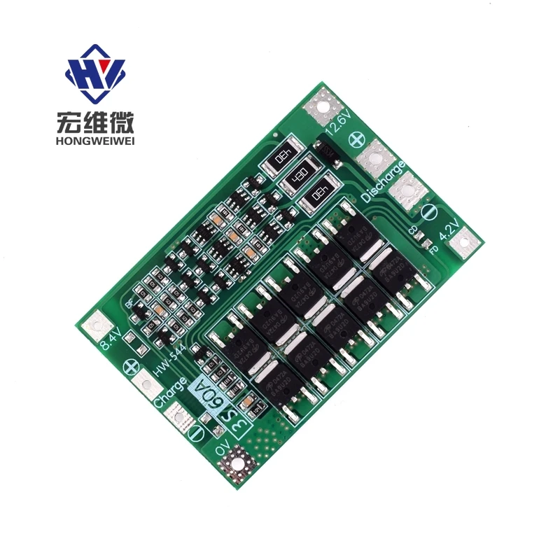 

3S 4S 40A 60A Lithium Battery 18650 Charger PCB BMS Protection Board for Drill Motor 11.1 12.6 14.8 16.8V Enhance Balance Module