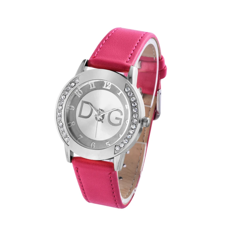 

Reloj Mujer New Luxury Brand Women 's Watch Quartz Casual Leather Rhinestone Wristwatches Hot Clock Gift Kobiet Zegarka