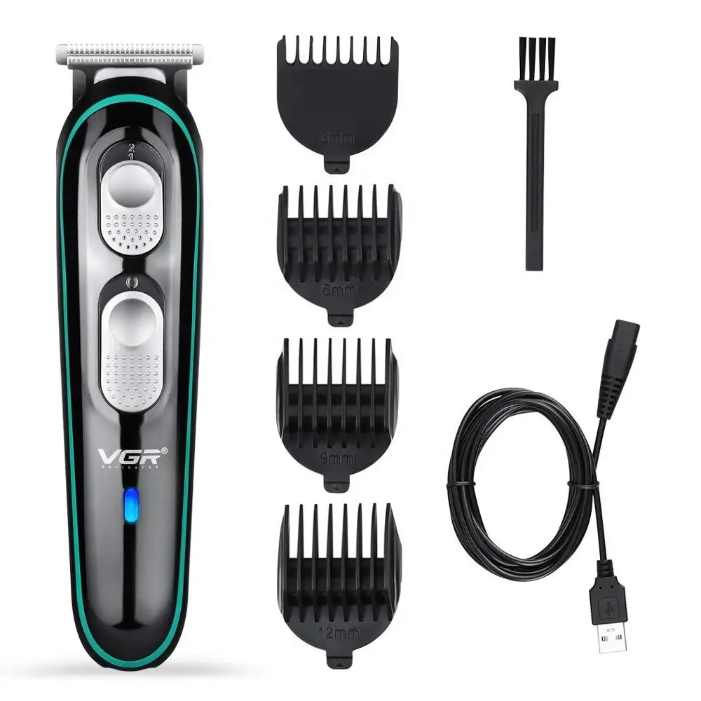 

New Hair Clipper Professional LED Hair Trimmer For Men Barber Hairs Cutting Machine Rechargeable Shaver Beard Trimmer V-055