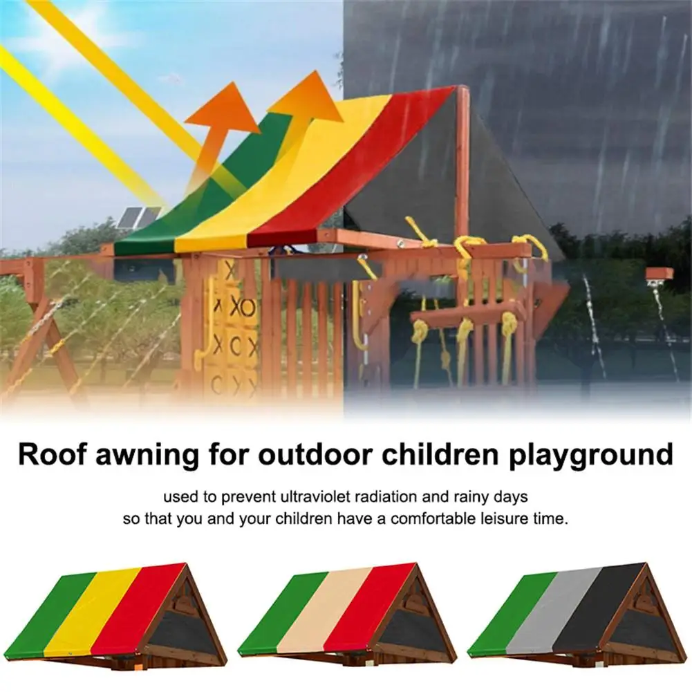 Shade 52x89inch Kids Tarp Sunshade Playground Roof Canopy Warehouse Waterproof Cover