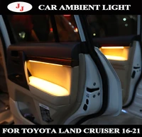 car led dashboard atmosphere light for toyota land cruiser 2016 202 peach wood grain decorative lamp