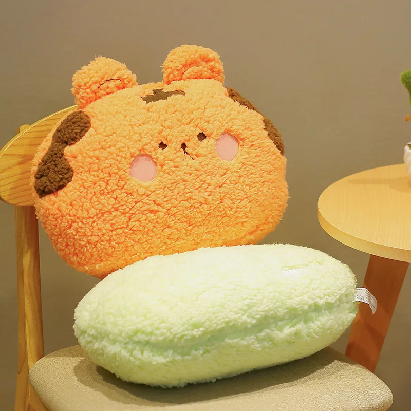 

35cm kawaii Animal Teddy Bear Rabbit Frog Tiger Pig Plush Toys Cartoon Stuffed Soft Pillow Back Sofa Cushion for Girls Kids