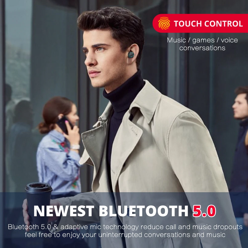 EMEOBE X6 Pro TWS Bluetooth наушники Беспроводные спортивные бас для Iphone Xiaomi Huawei Samsung |