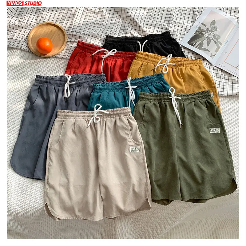 Прямые поставки мужские шаровары Харадзюку 2019 летние хлопковые льняные штаны