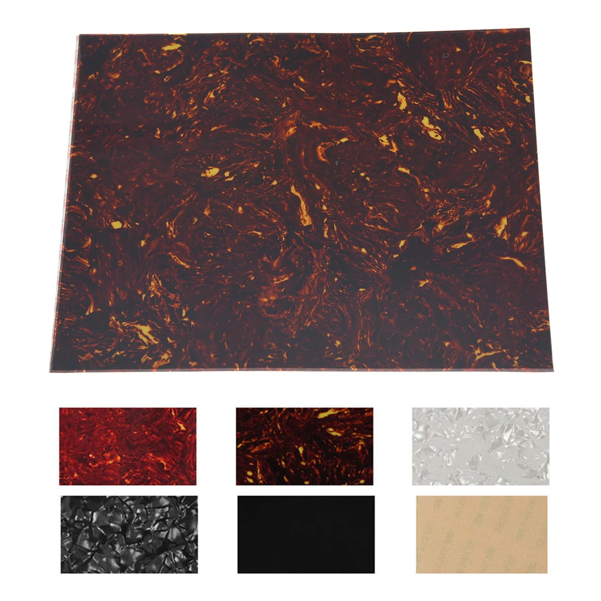 

Folk Acoustic Pickguard 200*170*0.65mm custom Trasparent Self-adhesive Scratch Plate