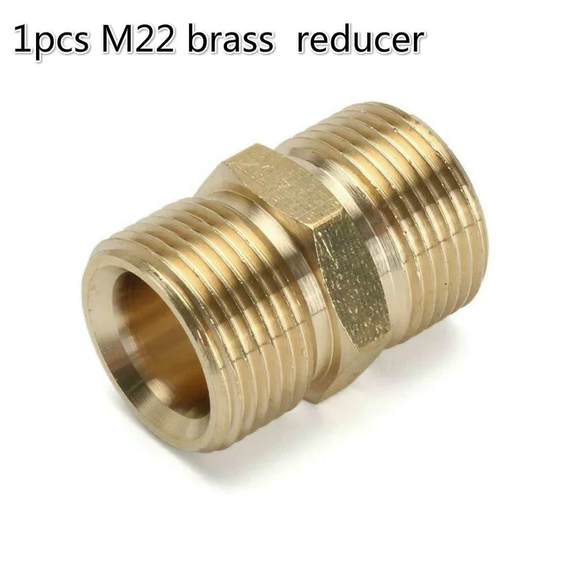 

Латунный редуктор 1/4 ''M22 с наружной резьбой, 1 шт., латунный соединитель для трубы с редукцией равного диаметра, шестигранный переходник для с...