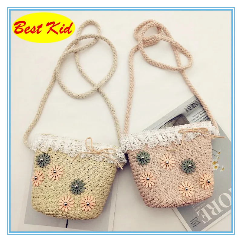 Лучшие детские сумки! Соломенные сумки через плечо для маленьких девочек и детей