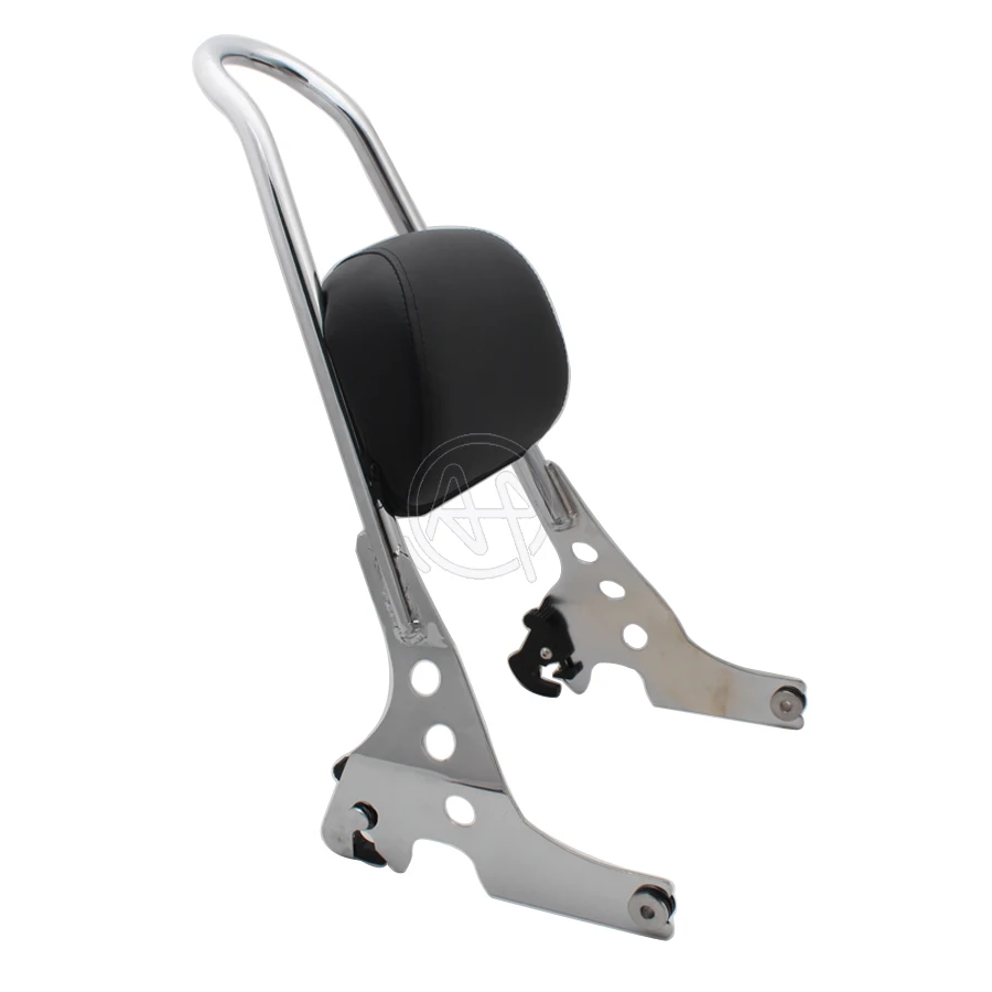 

1set Chrome Steel Detachable Sissy Bar Motorcycle Passenger Backrest for Harley-Davidson Sportster 1200 883 XL 04-UP
