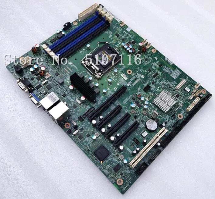 Настольная материнская плата для S1200BTL 1155-pin одноканальная Серверная SATA3