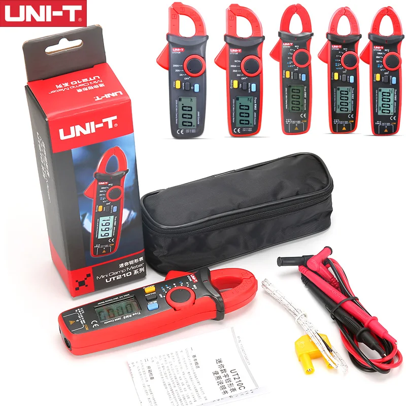 Цифровой мультиметр UT210E UT210D UT210C UT210B ut21010a MINI True RMS автоматический диапазон