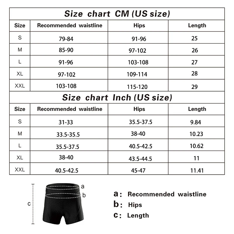 

Men Cycling Shorts Cycling Underwear 5D Gel Pad Shockproof Cycling Underpant Bicycle Shorts Bike Underwear Ropa Interior Hombre