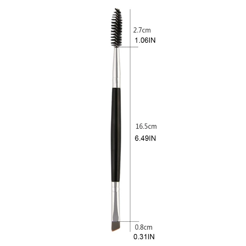 

Double Heads Eyebrow Brush Eyelash Comb Professional Makeup Angled Eye Brow Brushes Cosmetics Tools