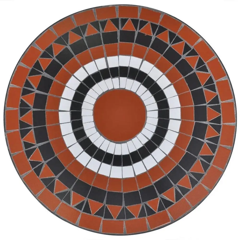

AU WarehouseFurniture Mosaic Table 60 cm Terracotta / White