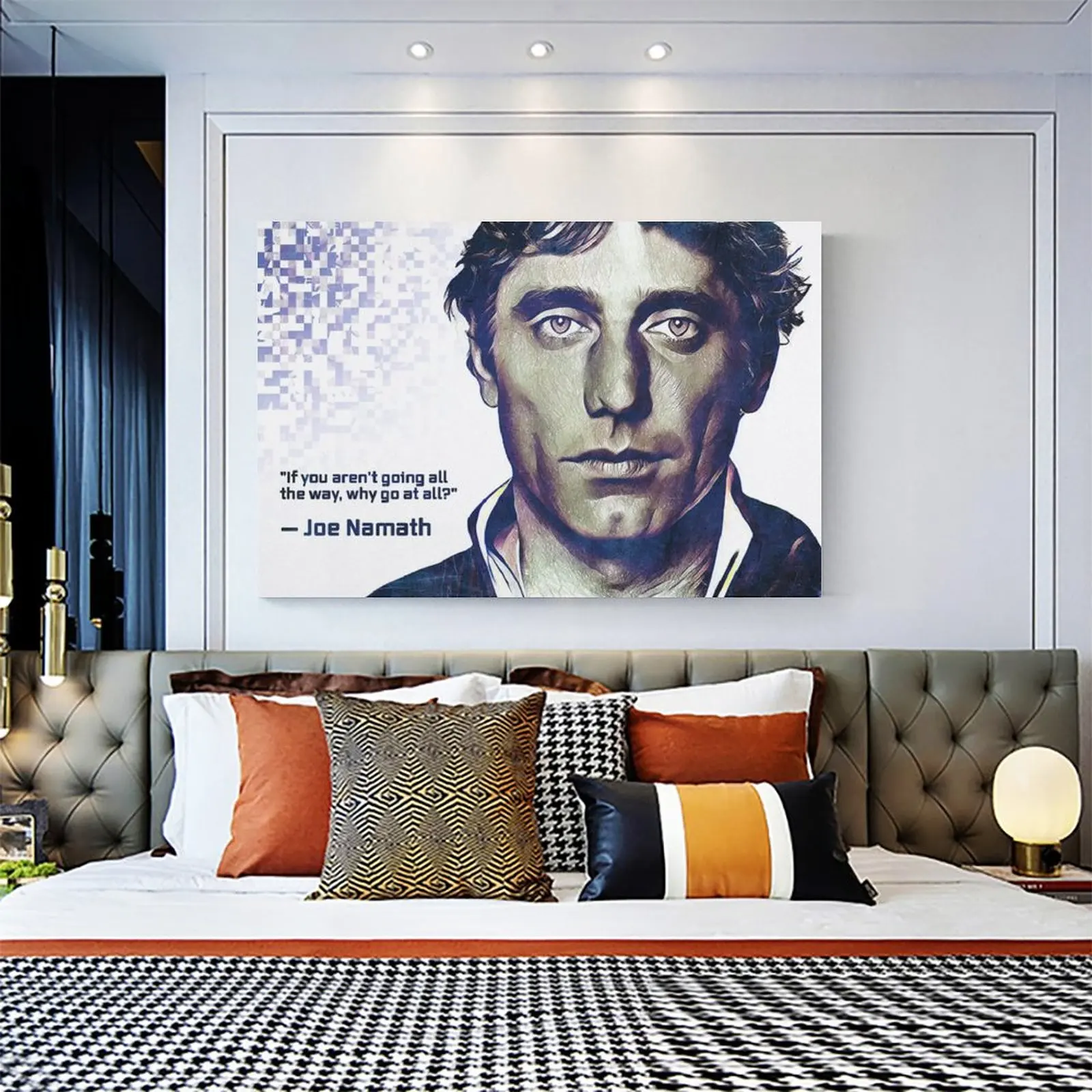 

Джо наматс, цитаты, постер, искусство стен на холсте, постеры для гостиной, картина для спальни