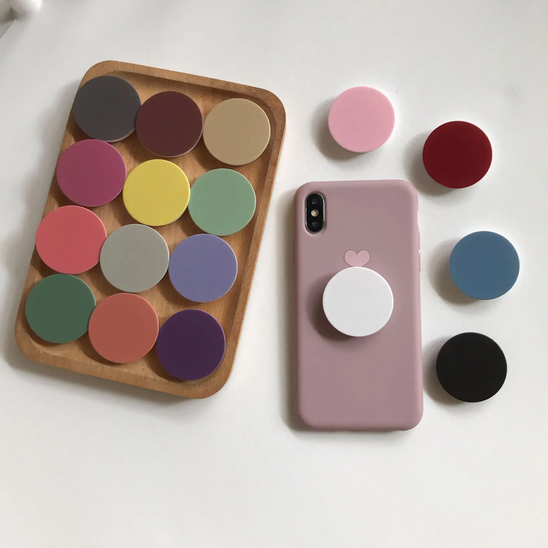 Universal Phone Holder Air Bag Cell Bracket Expanding Stand Grip Round Finger Rring Popsocket-holder for IPhone 13 12 Mini | Мобильные