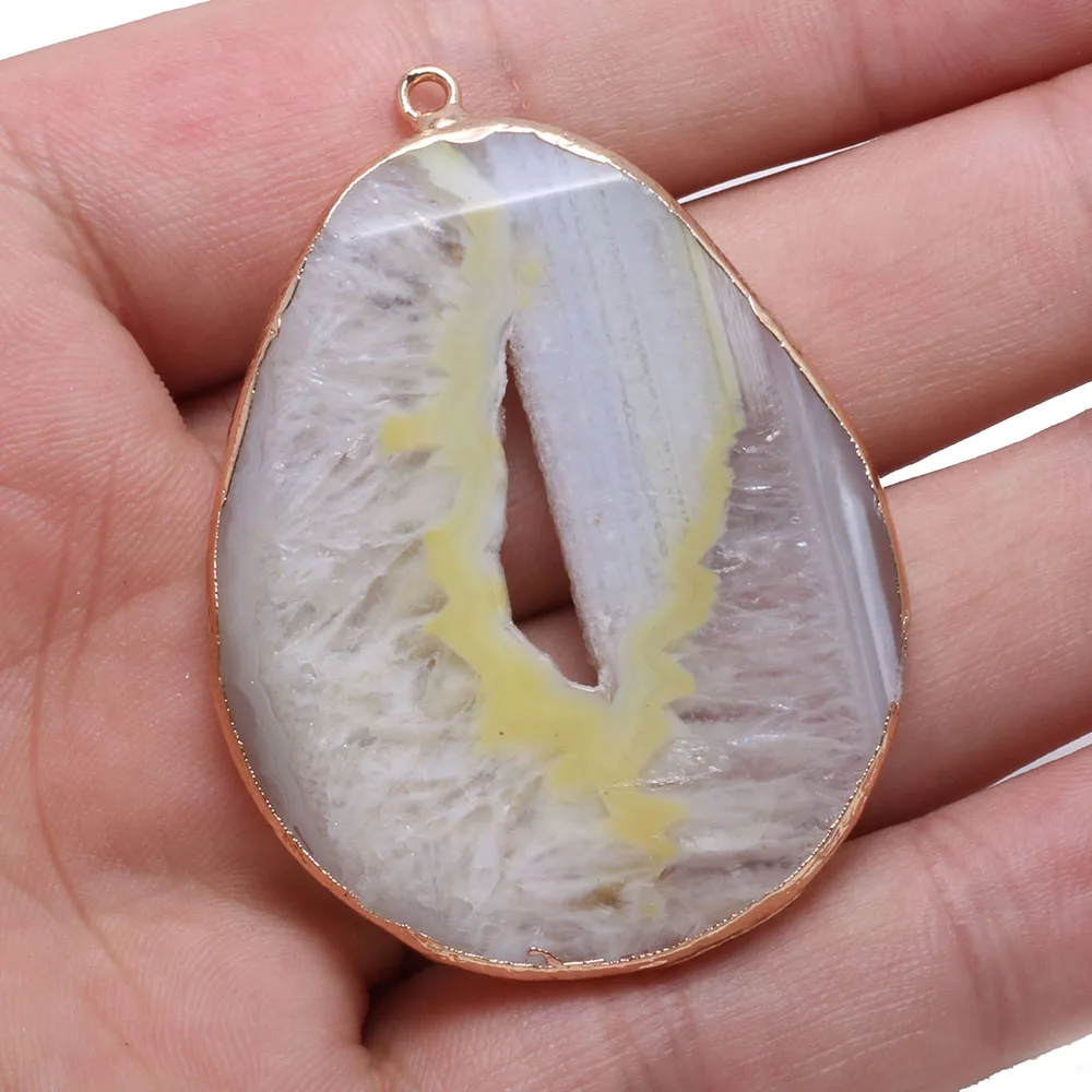 

Натуральный камень белый Агаты в форме капли кулон для изготовления ювелирных изделий DIY браслет Nacklace Серьги Аксессуары подарок