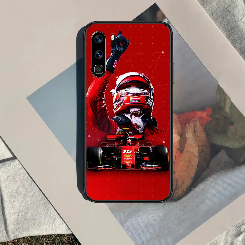 

Charles Leclerc F1 Phone Case For Huawei P Mate 10 20 30 40 Lite Pro smart Z 2019 nova 5t black Coque Painting Waterproof