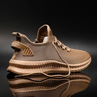 male sneakers summer fly weave breathable mesh rubber sole outdoor basketball sports running casual shoes zapatillas de hombre