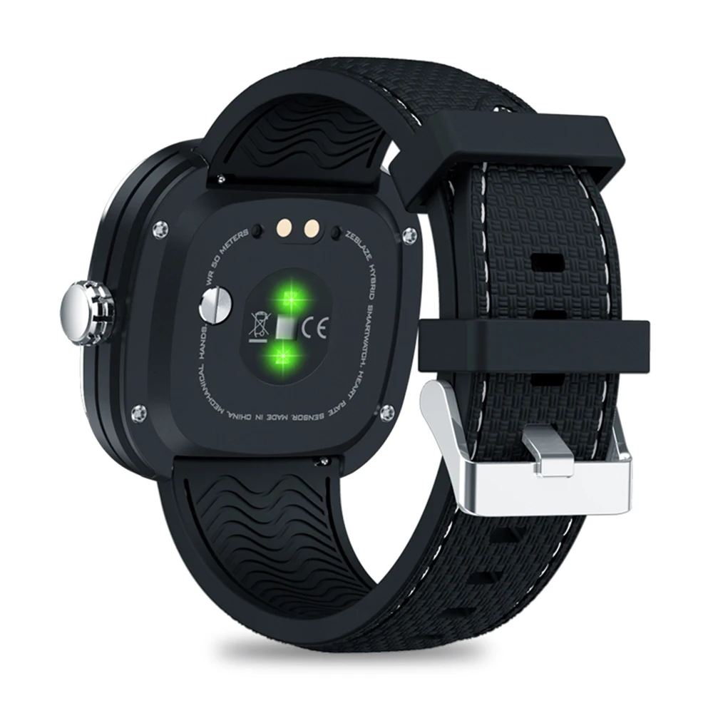 Zeblaze HYBRID 2 Смарт-часы с двумя режимами BT 4,0, женские спортивные часы для отслеживания сердечного ритма, 5 АТМ, водонепроницаемые 0,96 дюймовые Смарт-часы с экраном