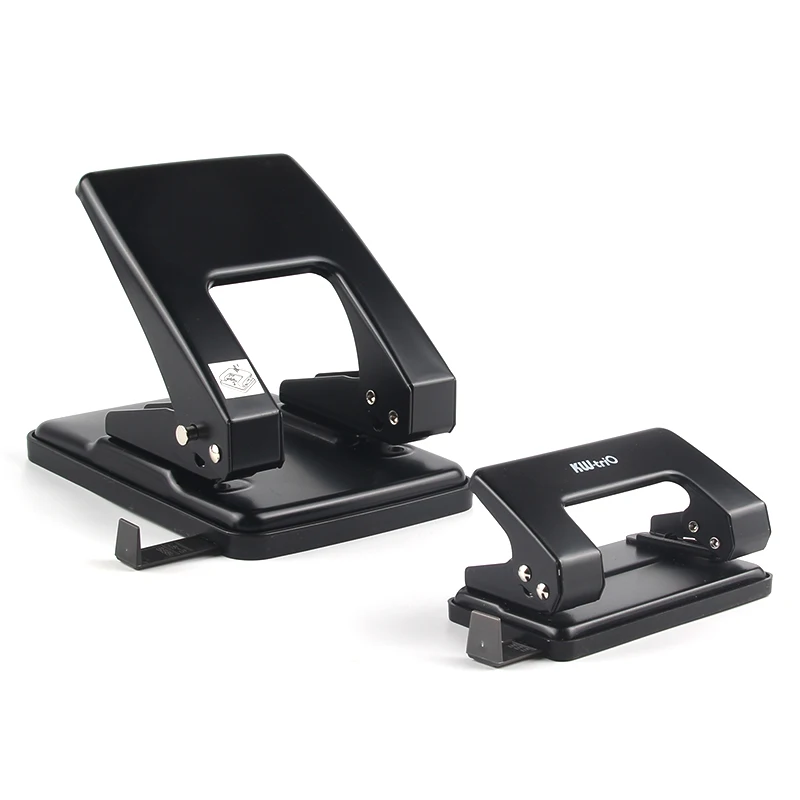 Металлический мощный Дырокол с 2 отверстиями ремесло резак для бумаги листьями