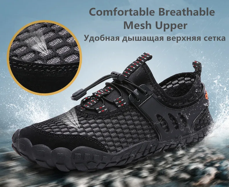 UEXIA, модная мужская обувь из дышащего сетчатого материала, кроссовки, обувь на плоской подошве для улицы, удобная мужская повседневная обувь ручной работы, большие размеры 39-47