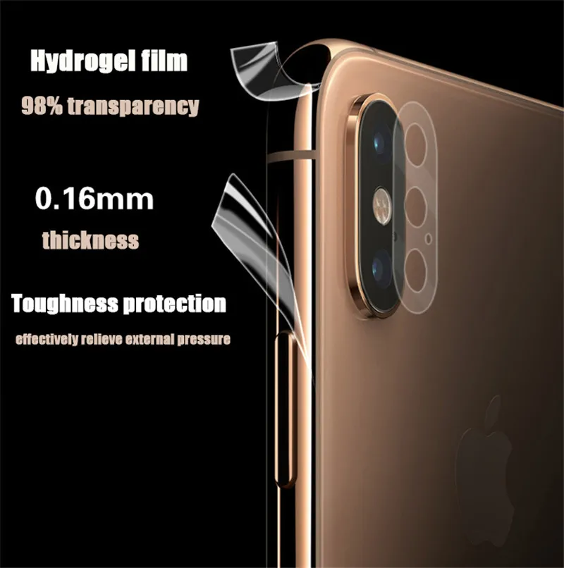 Ультратонкая наклейка для iPhone X XR XS MAX на боковую пленку 11 Pro Max 8 Plus из углеродного