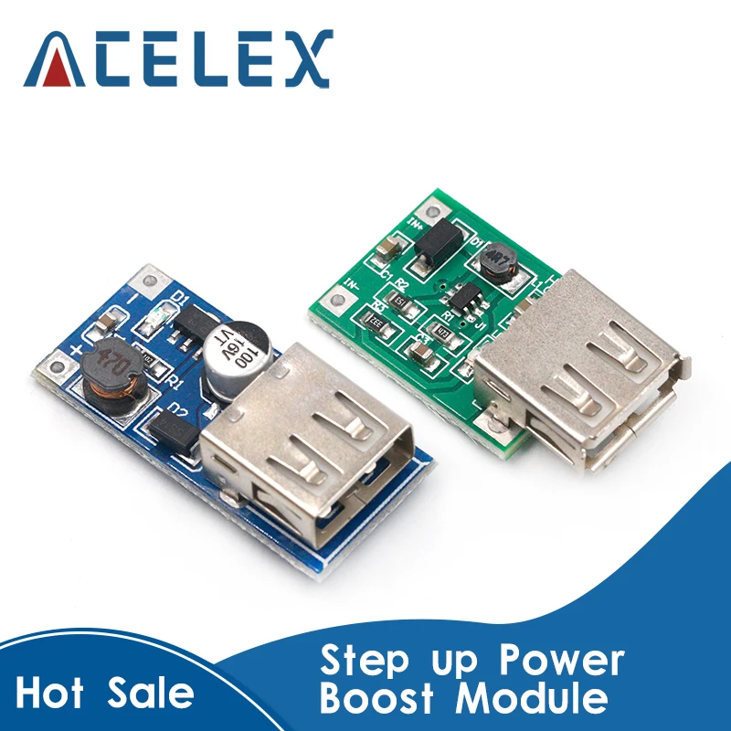 Повышающий преобразователь внешнего аккумулятора 0 9-5 в постоянного тока 5 В 600 мА