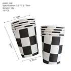 10 шт., одноразовые бумажные стаканчики с решеткой
