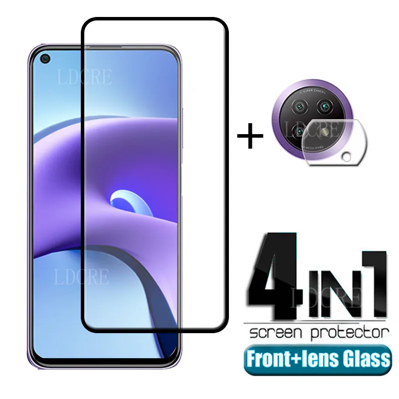 

4-in-1 For Xiaomi Redmi Note 9T Glass For Redmi Note 9T Tempered Glass Screen Protector For Poco X3 M3 Redmi Note 9T Lens Glass