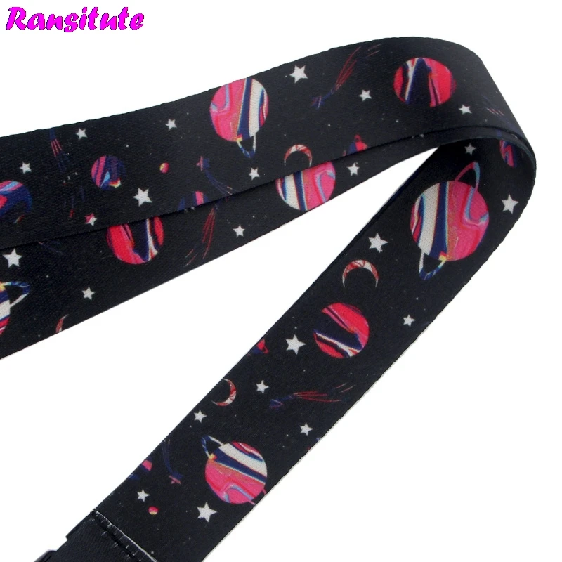 Ransitute Star Planet талреп для ключей, ID карт, ремень для мобильного телефона, USB держатель для бейджа, сделай сам, ремешок для галстука, ленточный шнур R577