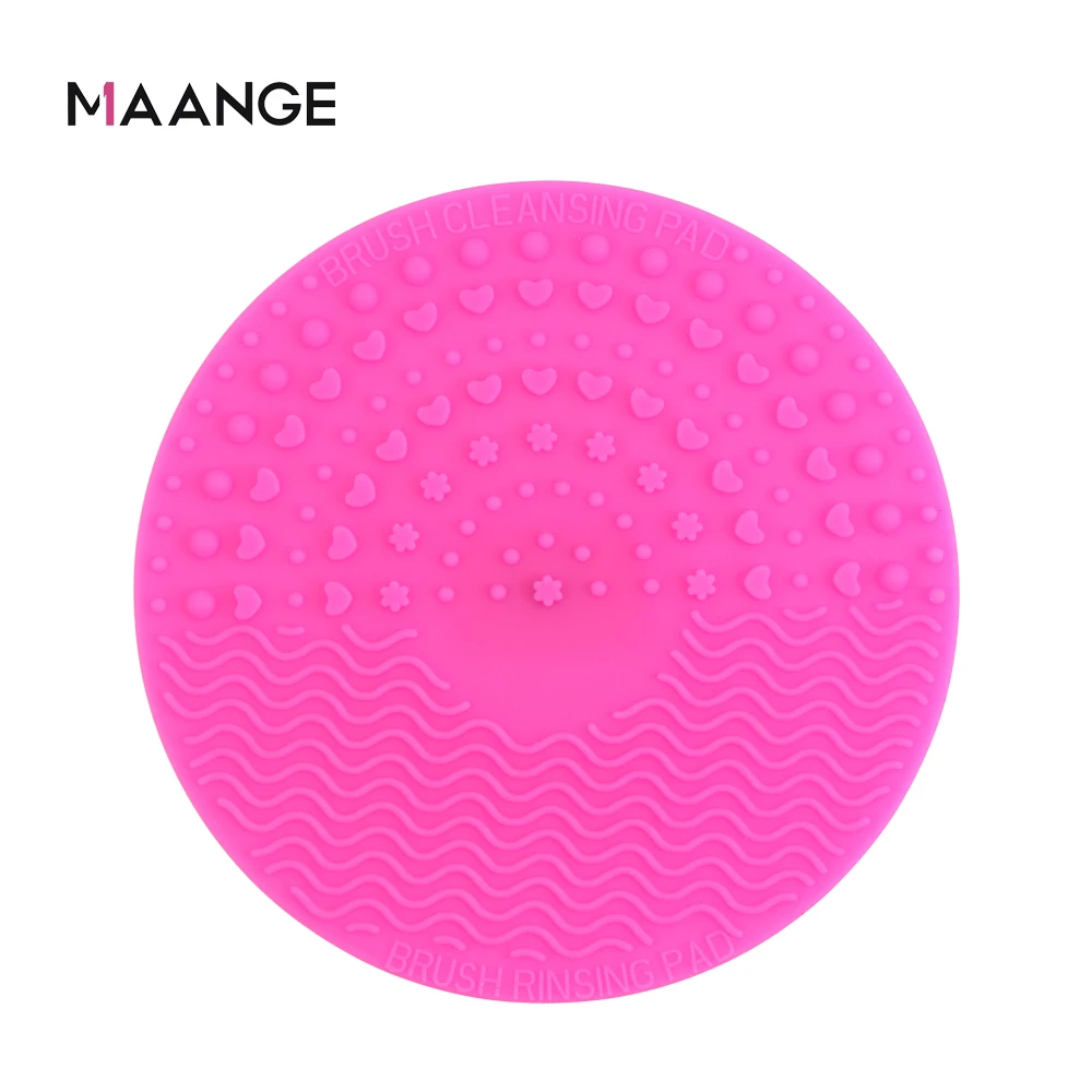 

MAANGE 10Pcs Makeup Brushes Set with Sponge and Brush Cleaner Pad Eye shadow Blending Makeup Brush Tool Kit Synthetic hair