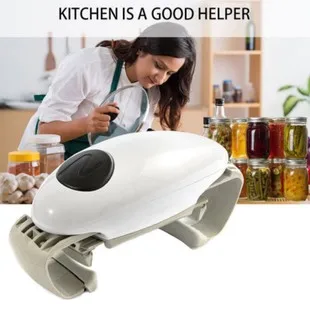 electric can opener automatic restaurant bottle opener battery operated handheld jar tin opener kitchen gadgets cap gun free global shipping