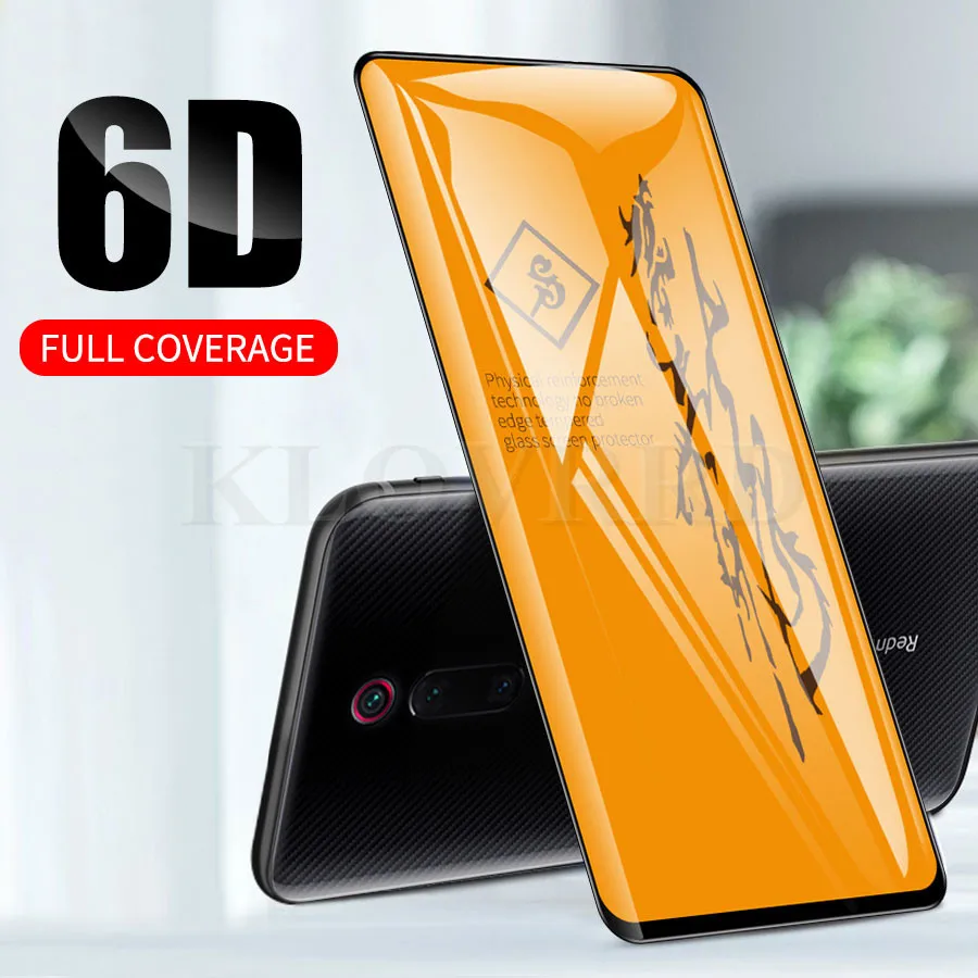6D полное клеевое закаленное стекло для Xiaomi Pocophone F1 Mi CC9 9 SE A3 Lite Защитная пленка