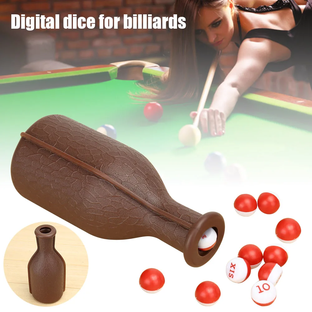 Оптовая торговля бильярдный бассейн шейкер бутылка с 8 пронумерованных Tally шары