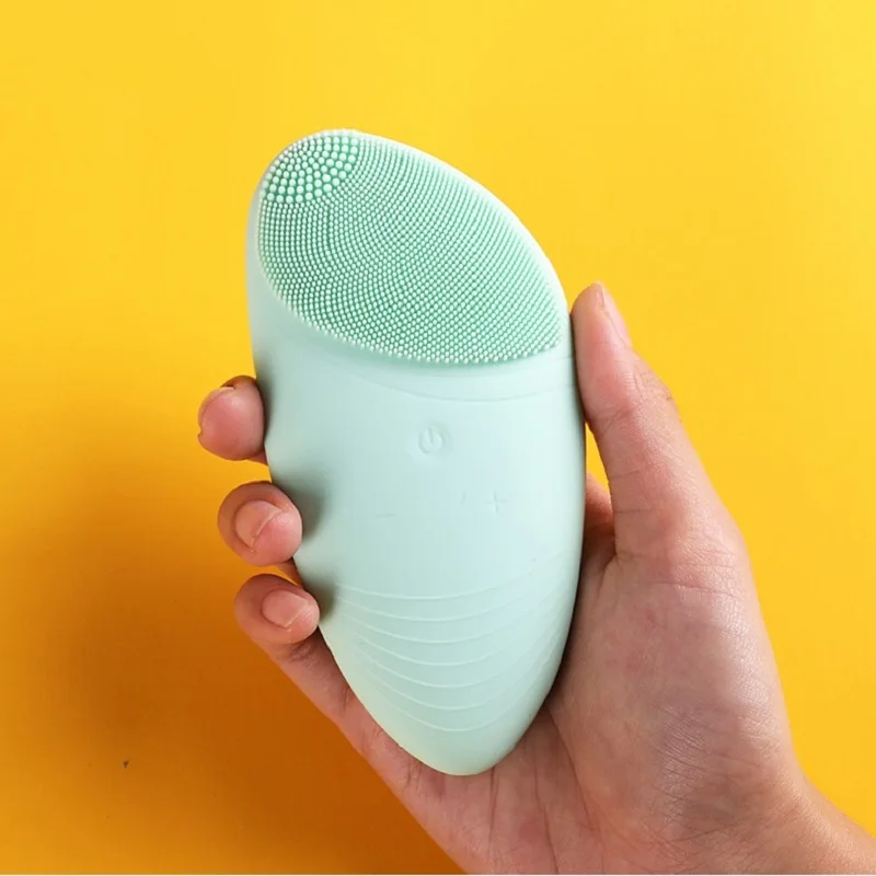 

Face Cleaning Brush Electric silicone facial brush Sonic Massage Waterproof Ultrasonic Facial Cleaner Deep Pore Cleaner Tools