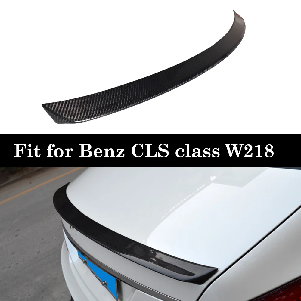 Для Mercedes CLS Class W218 спойлер из углеродного волокна заднего багажника крыла 2011 2012 2013