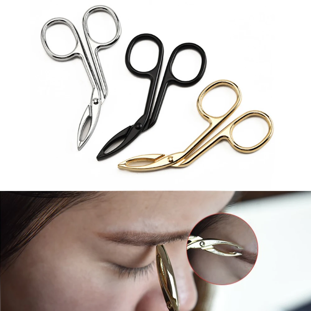 Пинцет для бровей удаление волос на лице ножницы макияжа косметический триммер