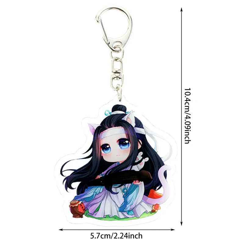 

New Mo Dao Zu Shi Keychain Cosplay Characters Acrylic Keychain Keyring