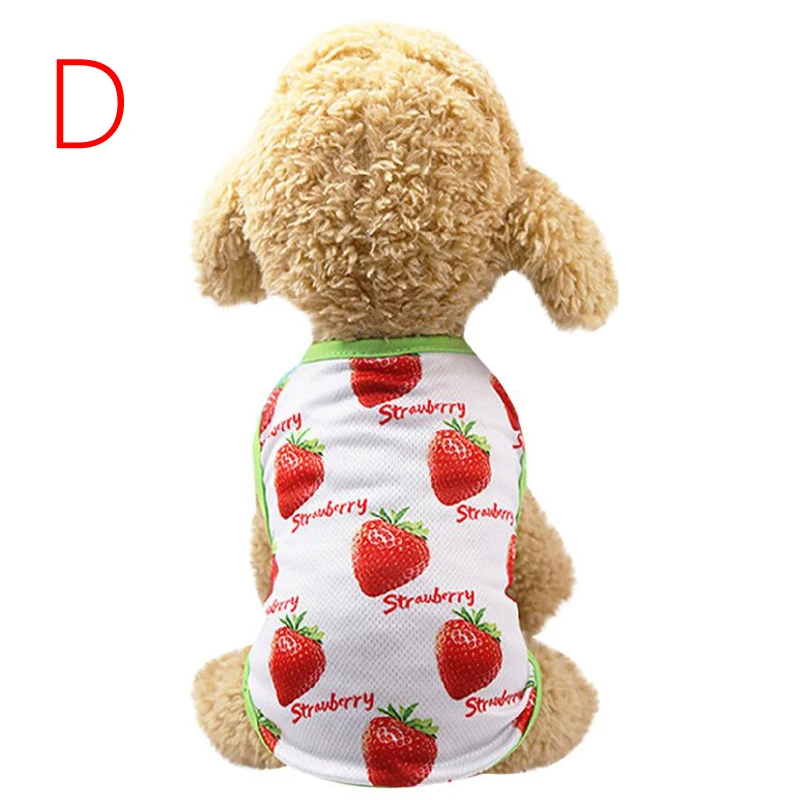 Милая одежда для пары собак летняя крутая сетчатая майка рубашка платье