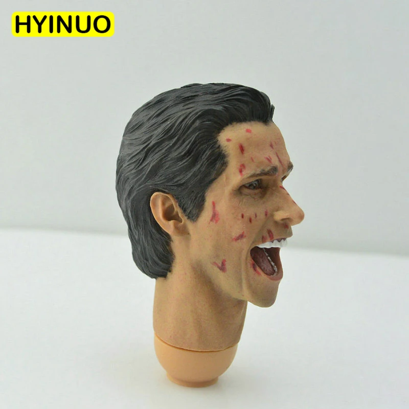 Пользовательские 1/6 масштаб Кристиан Бэйл голова Скульптура Headcarving войны