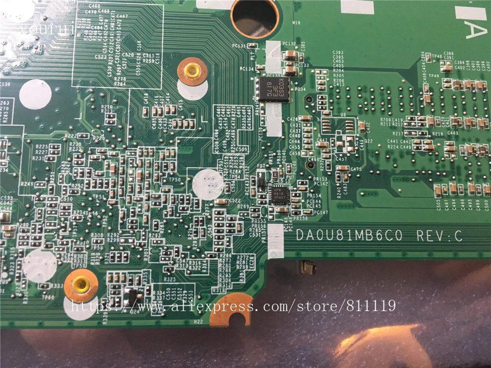 Yourui оригинал для материнская плата HP 15-N 737982-001 737982-501 DA0U81MB6C0 с I3-3217u полностью