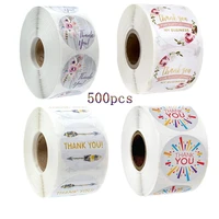 500 pcsroll scrapbooking package gift packaging seal labels love heart round shaped sticker birthday party supply stationery