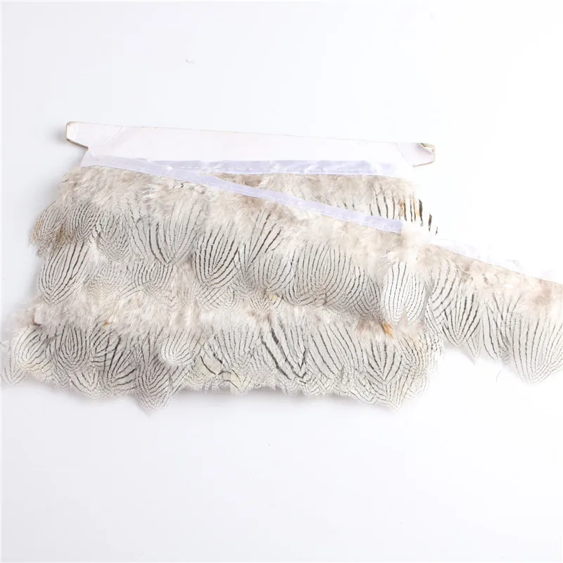 

Wholesale 10Yards Nature Pheasant Feathers Trim 1.5-2inch /4-5CM Carnival Home Diy Jewelry Plumes